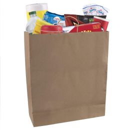 200 Pieces 19 Inch Kraft Paper Grocery Shopping Bags - Bags Of All Types