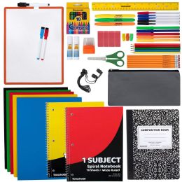 12 of 60 Piece School Supply Kit