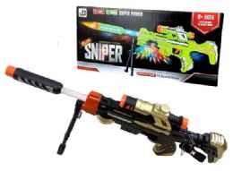 12 Units of Light Up and Sound Sniper Toy Gun - Toy Weapons