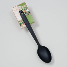 72 Wholesale Kitchen Tool Nylon Basting Spoon Black 13.8in B&c Half Tcd