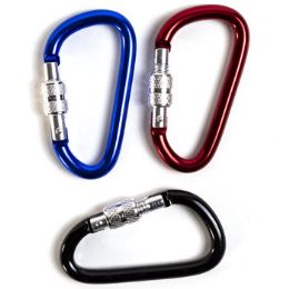 500 Units of Carabiner D-Ring Assorted Colors - Sporting and Outdoors