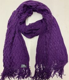 24 Wholesale Women Winter Scarf In Assorted Color