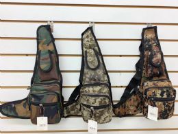 24 Wholesale Camo Backpack In Assorted Color