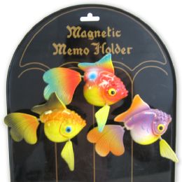 144 Wholesale Fridge Magnet Goldfish
