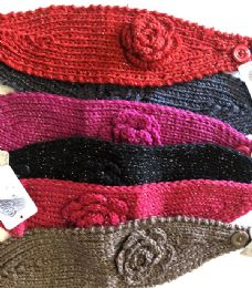 24 Bulk Fashion Knitted Headbands Assorted
