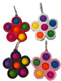 24 Pieces Flower Simple Dimple Pops Toys - Fidget Spinners