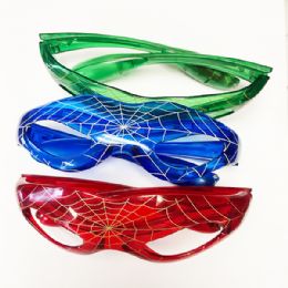 96 Wholesale Kids Spider Glass Color Assorted
