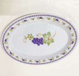 120 Wholesale Oval Plate Floral Design