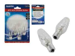 72 Packs 4 Pc Mini Crystal Light Bulbs - Lightbulbs