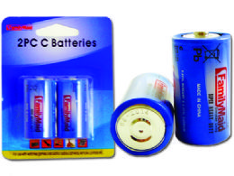 96 Pieces 2pc C Batteries - Batteries