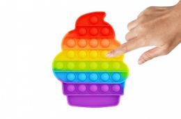 24 Pieces Bubble Pop Toys Ice Cream - Fidget Spinners