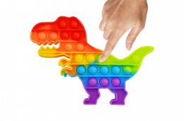 24 Wholesale Bubble Pop Toys T Rex Dino
