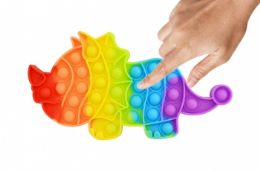 24 Pieces Bubble Pop Toys Triceratops Dino - Fidget Spinners