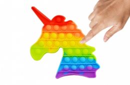 24 Units of Bubble Pop Toys Unicorn - Fidget Spinners