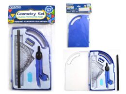 24 Pieces Geometry 8pc/Set - Rulers