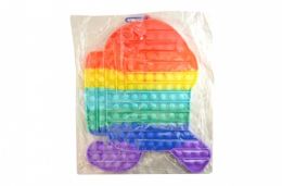 4 Pieces Bubble Pop Toy Jumbo Rainbow Among us - Fidget Spinners