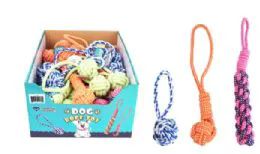 36 Pieces Dog Rope Toys Assorted - Pet Toys