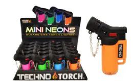 40 Pieces Jet Torch Lighter Neon - Lighters