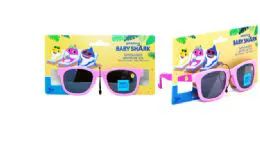 36 Wholesale Kids Sunglasses Pink Baby Shark