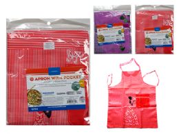144 Units of Apron With 2 Pockets - Kitchen Aprons