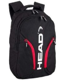24 Wholesale 18" Backpack With Laptop SectioN- Black