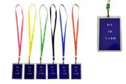 72 Pieces Lanyard With Id Holder Vertical - Id card