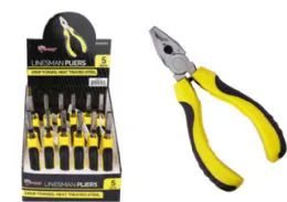 24 Units of Linesman Pliers Cushion Grip 5 Inch - Pliers