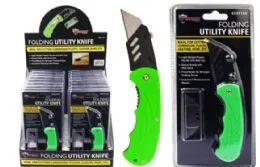 48 Pieces Folding Utility Knife - Box Cutters and Blades