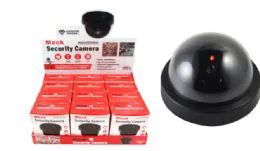 24 Pieces Mock Security Camera With Flashing Light - Home Accessories
