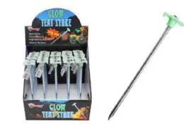 60 of Metal Tent Stake Glow In The Dark 11 Inch