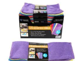 32 Wholesale Microfiber Towels 5 Pack