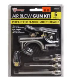 24 Pieces Air Blow Gun Kit 5 Piece - Hardware Gear