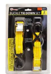 12 Pieces Buckle Tie Downs 2 Piece - Bungee Cords