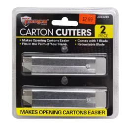 48 Wholesale Carton Cutters 2 Piece