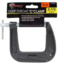 24 Pieces Deep Throat C Clamp 2.5 Inch - Clamps