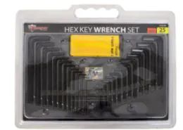 12 Wholesale Hex Key Set 25 Pieces