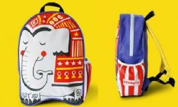 12 Wholesale 12" Children's Character Backpacks - Circus