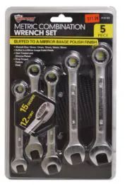 12 Pieces Metric Wrench Set 5 Piece - Wrenches