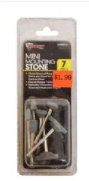 48 Pieces Mini Mounting Stone 7 Piece - Tool Sets