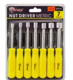 16 Wholesale Nut Driver Set 7 Piece Metric