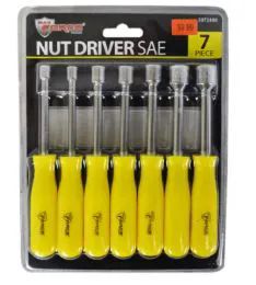 16 Pieces Nut Driver Set 7 Piece Sae - Tool Sets