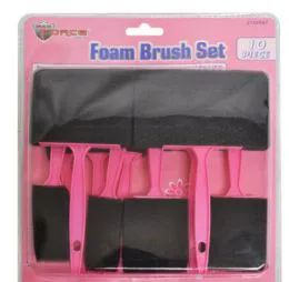 48 Wholesale Pink Brush Set 10 Piece