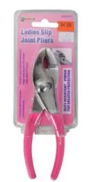 24 Wholesale Pink Slip Joint Pliers 6 Inch