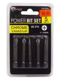 48 of Power Bit Set Number 2 Phillips 5 Piece