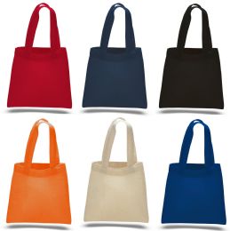 480 Wholesale 6" Mini Tote Bags W/ Bottom Gusset