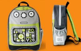 12 Wholesale 12" Children's Character Backpacks - Robot