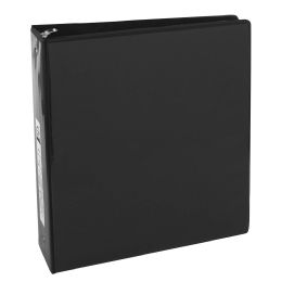 12 Wholesale 2 Inch Binder With Two Pockets - Black