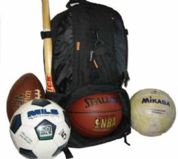 20 Pieces Sports Backpack With Ball Compartment - Backpacks 18" or Larger
