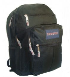 24 Wholesale Deluxe High Density Poly Backpack