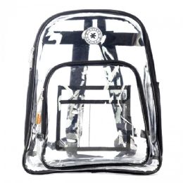 20 Wholesale Deluxe See Through Clear Backpack